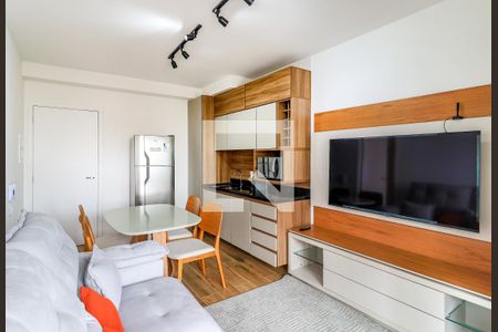 Sala de apartamento à venda com 1 quarto, 37m² em Jardim das Acacias, São Paulo