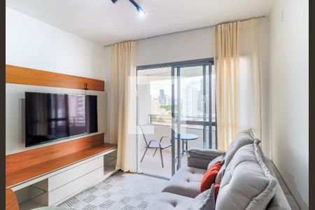 Sala de apartamento à venda com 1 quarto, 37m² em Jardim das Acacias, São Paulo