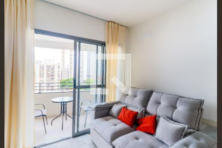 Sala de apartamento à venda com 1 quarto, 37m² em Jardim das Acacias, São Paulo