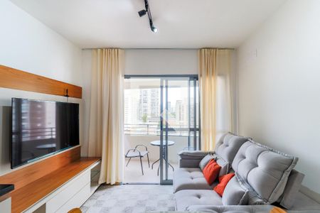 Sala de apartamento à venda com 1 quarto, 37m² em Jardim das Acacias, São Paulo
