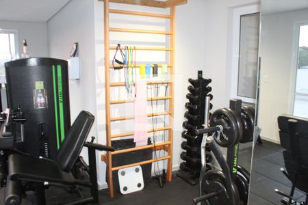Área comum - Academia de apartamento para alugar com 2 quartos, 42m² em Parque Silvino Pereira, Cotia