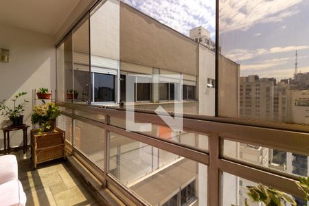 Vista/Varanda de apartamento à venda com 5 quartos, 369m² em Cerqueira César, São Paulo