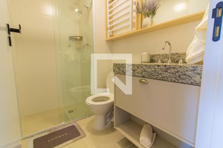 Studio para alugar com 24m², 1 quarto e sem vagaBanheiro