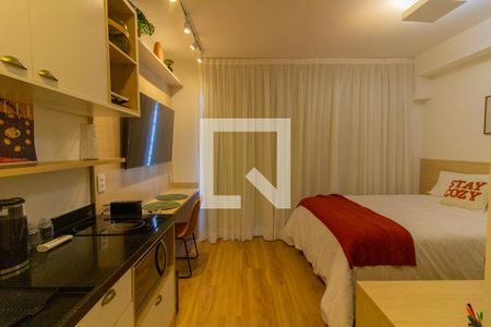 Studio para alugar com 24m², 1 quarto e sem vagaQuarto