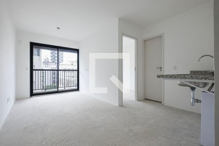 Sala/Cozinha de apartamento à venda com 1 quarto, 33m² em Pinheiros, São Paulo