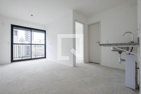 Sala/Cozinha de apartamento à venda com 1 quarto, 33m² em Pinheiros, São Paulo