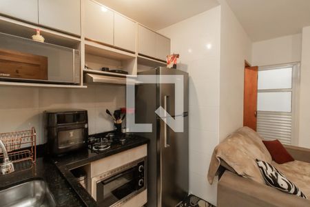 Cozinha de apartamento à venda com 1 quarto, 35m² em Jardim Nordeste, São Paulo