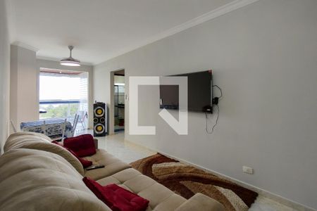 Sala de apartamento para alugar com 2 quartos, 92m² em Guilhermina, Praia Grande