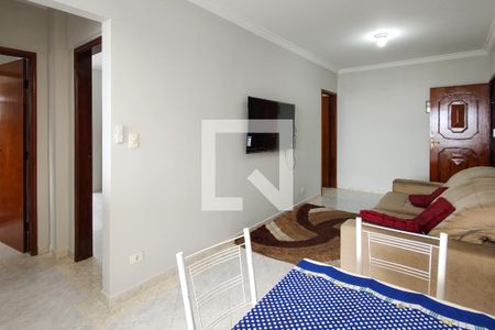 Sala de apartamento para alugar com 2 quartos, 92m² em Guilhermina, Praia Grande