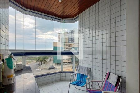 Sacada de apartamento para alugar com 2 quartos, 92m² em Guilhermina, Praia Grande