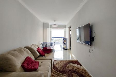 Sala de apartamento para alugar com 2 quartos, 92m² em Guilhermina, Praia Grande