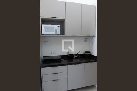 Cozinha de kitnet/studio à venda com 1 quarto, 27m² em Perdizes, São Paulo