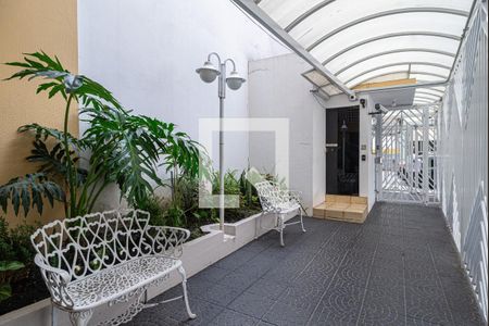 Apartamento para alugar com 48m², 1 quarto e 1 vagaÁrea comum - Entrada do edifício