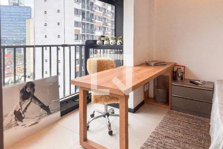 Varanda do Studio de kitnet/studio para alugar com 1 quarto, 24m² em Pinheiros, São Paulo