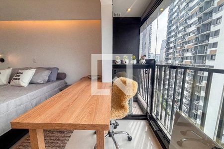 Varanda do Studio de kitnet/studio para alugar com 1 quarto, 24m² em Pinheiros, São Paulo