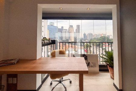 Varanda do Studio de kitnet/studio para alugar com 1 quarto, 24m² em Pinheiros, São Paulo