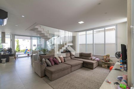 Sala de casa de condomínio à venda com 5 quartos, 360m² em Swiss Park, Campinas