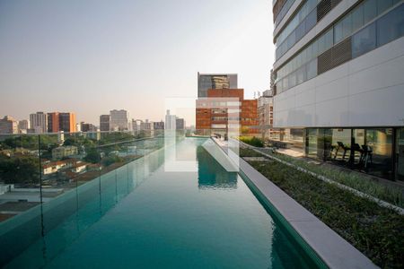 Studio para alugar com 38m², 1 quarto e 1 vaga Studio para alugar com 38m², 1 quarto e 1 vagaÁrea Comum - Piscina