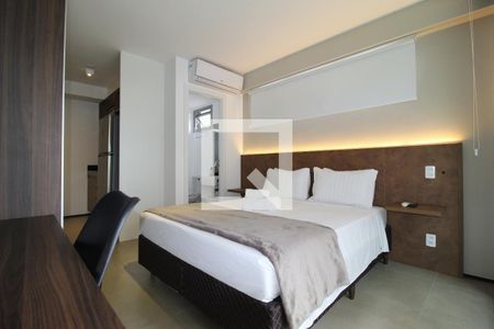 Sala/Quarto de kitnet/studio para alugar com 1 quarto, 30m² em Indianópolis, São Paulo