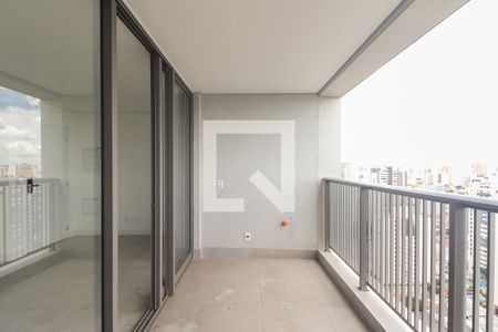 Varanda e Área de Serviço  de kitnet/studio para alugar com 1 quarto, 42m² em Vila Gomes Cardim, São Paulo