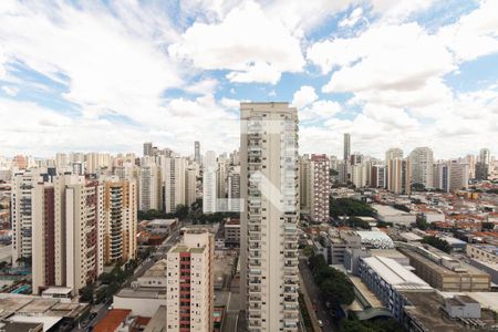 Varanda e Área de Serviço - Vista  de kitnet/studio para alugar com 1 quarto, 42m² em Vila Gomes Cardim, São Paulo