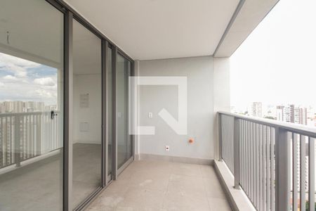 Varanda e Área de Serviço  de kitnet/studio para alugar com 1 quarto, 42m² em Vila Gomes Cardim, São Paulo