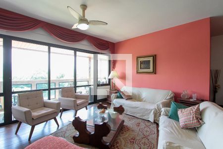 Sala de apartamento à venda com 4 quartos, 216m² em Barra da Tijuca, Rio de Janeiro