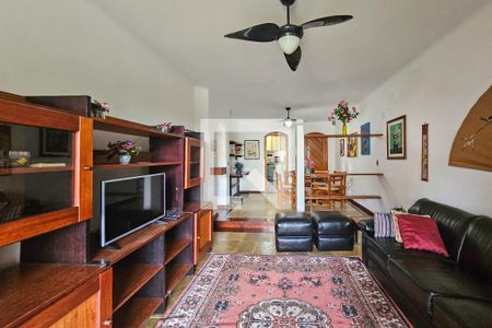 Sala de apartamento para alugar com 3 quartos, 110m² em Balneario Cidade Atlantica, Guarujá