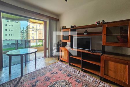 Sala de apartamento para alugar com 3 quartos, 110m² em Balneario Cidade Atlantica, Guarujá