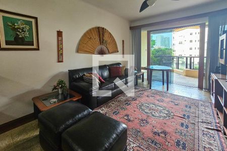 Sala de apartamento para alugar com 3 quartos, 110m² em Balneario Cidade Atlantica, Guarujá