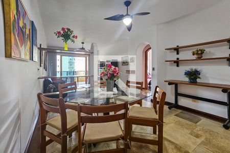 Sala de apartamento para alugar com 3 quartos, 110m² em Balneario Cidade Atlantica, Guarujá