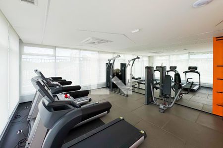 Studio para alugar com 27m², 1 quarto e sem vaga Studio para alugar com 27m², 1 quarto e sem vagaAcademia