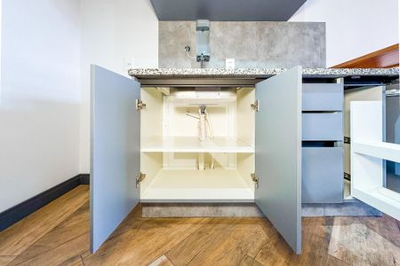 Studio para alugar com 27m², 1 quarto e sem vaga Studio para alugar com 27m², 1 quarto e sem vagaCozinha