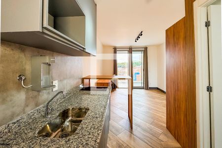 Studio para alugar com 27m², 1 quarto e sem vaga Studio para alugar com 27m², 1 quarto e sem vagaCozinha
