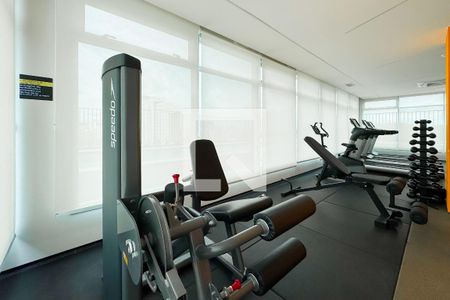 Studio para alugar com 27m², 1 quarto e sem vaga Studio para alugar com 27m², 1 quarto e sem vagaAcademia