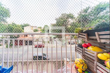 Varanda da Sala de apartamento à venda com 2 quartos, 52m² em Vila Alzira, Santo André