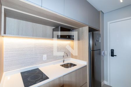 Cozinha de kitnet/studio para alugar com 1 quarto, 25m² em Vila Olímpia, São Paulo
