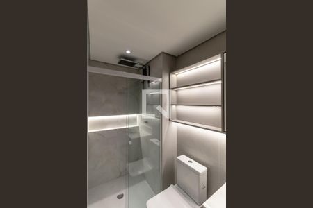 Studio para alugar com 25m², 1 quarto e sem vaga Studio para alugar com 25m², 1 quarto e sem vagaBanheiro