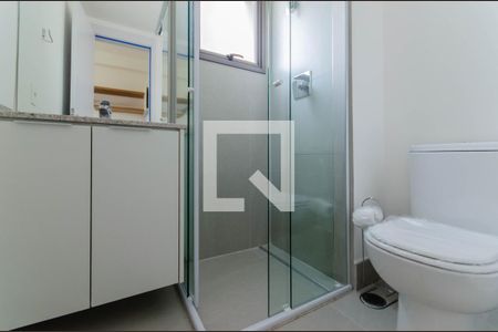 Studio para alugar com 27m², 1 quarto e sem vaga Studio para alugar com 27m², 1 quarto e sem vagaBanheiro