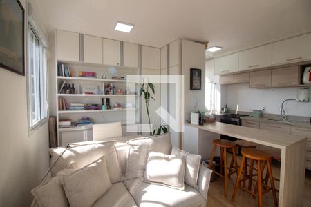 Sala de apartamento à venda com 1 quarto, 34m² em Santo Amaro, São Paulo