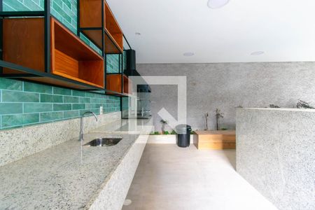 Studio para alugar com 27m², 1 quarto e sem vaga Studio para alugar com 27m², 1 quarto e sem vagaÁrea comum - Churrasqueira