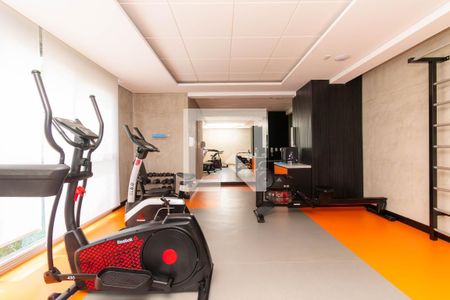 Studio para alugar com 27m², 1 quarto e sem vaga Studio para alugar com 27m², 1 quarto e sem vagaÁrea comum - Academia