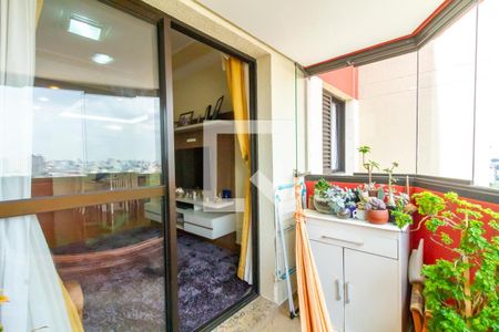 Varanda de apartamento à venda com 3 quartos, 105m² em Baeta Neves, São Bernardo do Campo