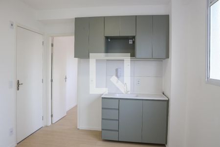Sala e Cozinha de apartamento para alugar com 1 quarto, 28m² em Santa Cecilia, São Paulo