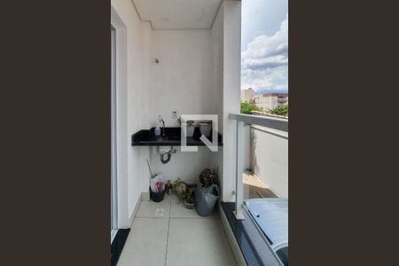 Varanda da Sala de apartamento à venda com 2 quartos, 63m² em Vila Euro, São Bernardo do Campo