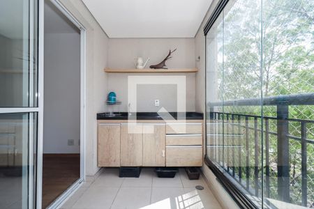 Varanda da Sala de apartamento à venda com 2 quartos, 70m² em Jardim Parque Morumbi, São Paulo