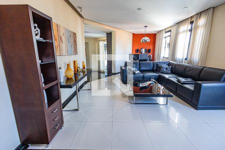 Sala de apartamento à venda com 4 quartos, 247m² em Castelo, Belo Horizonte