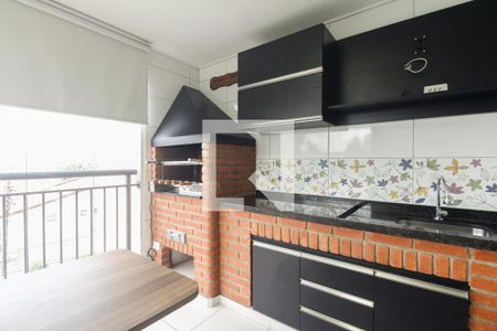 Varanda Gourmet  de apartamento à venda com 2 quartos, 87m² em Vila Carrão, São Paulo