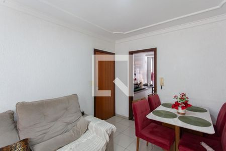 Sala de apartamento à venda com 3 quartos, 70m² em Paquetá, Belo Horizonte