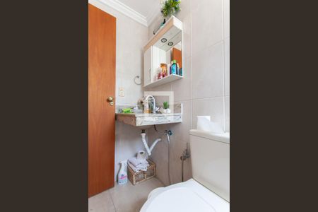 Banheiro da Suíte de apartamento à venda com 3 quartos, 70m² em Paquetá, Belo Horizonte